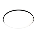 Plafoniera LED HUGO LED/16/24/32W/230V 3000/4000/6500K Ø 37 cm IP54 nera