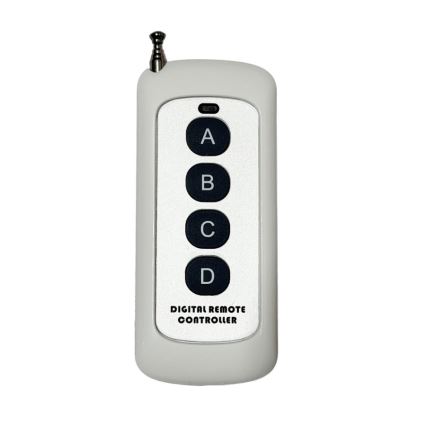 Plafoniera in cristallo a LED NAURU LED/30W/230V Ø 40 cm cromo lucido/nero + telecomando