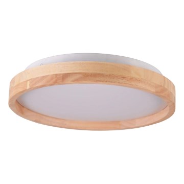 Plafoniera LED JANUSZ LED/12W/230V diametro 27 cm IP44 quercia
