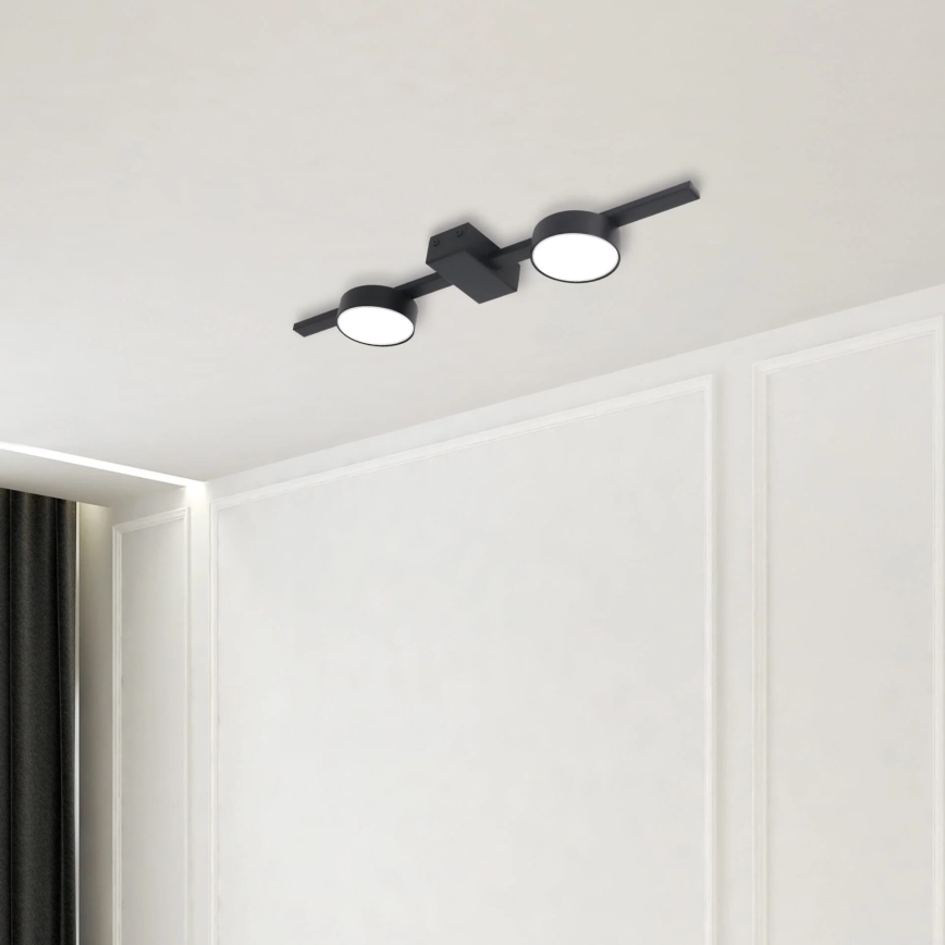 Plafoniera LED JOY 2xGX53/6W/230V nero
