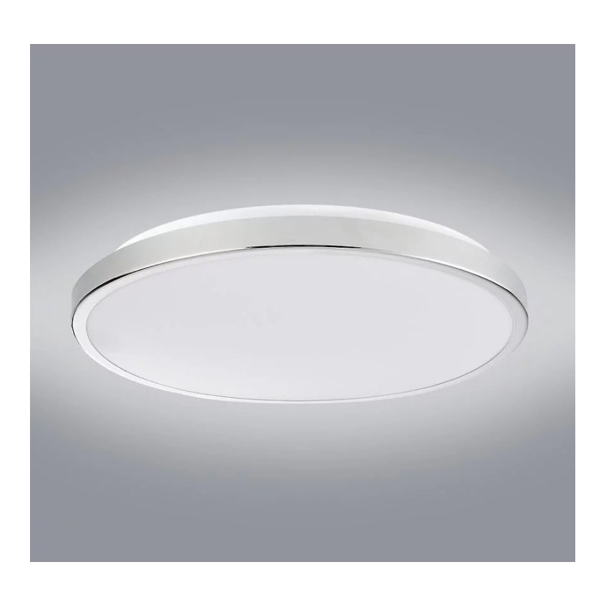 Plafoniera LED KERN LED/24W/230V diametro 40 cm cromo lucido