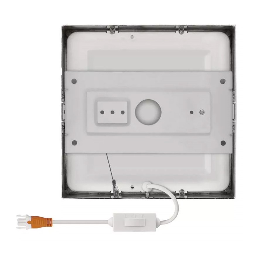 Plafoniera LED NEXXO LED/12,5W/230V 3000/3500/4000K 17x17 cm cromo lucido
