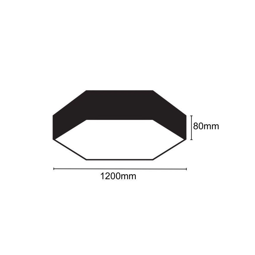 Plafoniera LED LED/120W/230V 4000K diametro 120 cm