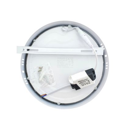 Plafoniera LED LED/18W/230V 4200K diametro 21 cm bianco