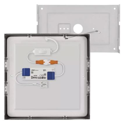 Plafoniera LED NEXXO LED/21W/230 3000/3500/4000K 22,5x22,5 cm cromo opaco