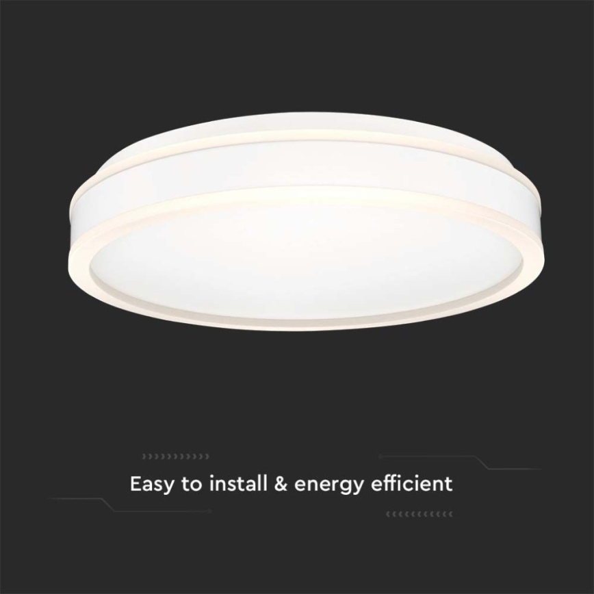 Plafoniera LED LED/24W/230V 4000K diametro 45 cm bianco