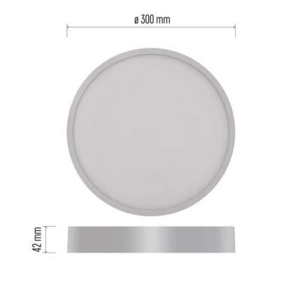 Plafoniera LED NEXXO LED/28,5W/230V 3000/3500/4000K d. 30 cm bianco