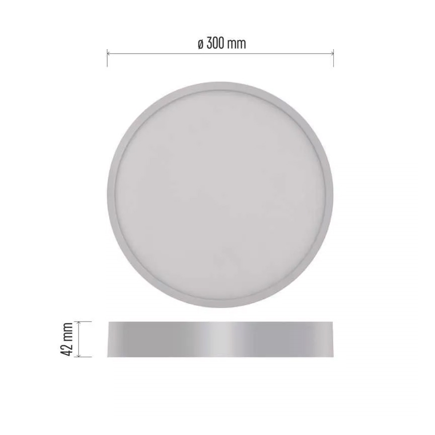 Plafoniera LED NEXXO LED/28,5W/230V 3000/3500/4000K d. 30 cm bianco