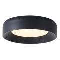 Plafoniera LED LED/30W/230V 3000K nero diametro 40 cm