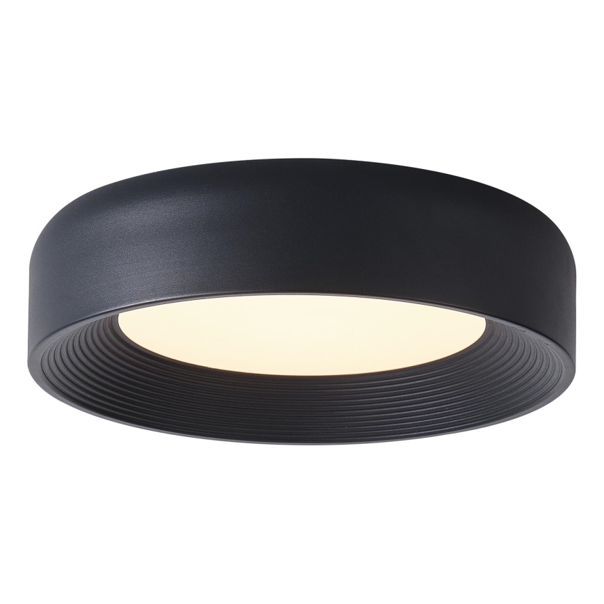 Plafoniera LED LED/30W/230V 3000K nero diametro 40 cm