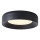 Plafoniera LED LED/30W/230V 3000K nero diametro 40 cm