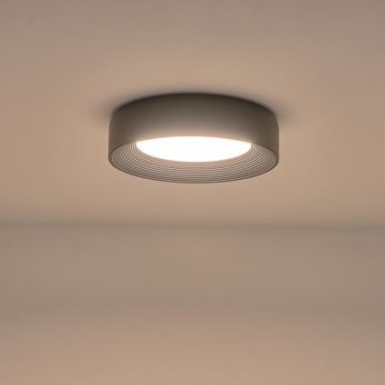 Plafoniera LED LED/30W/230V 3000K nero diametro 40 cm