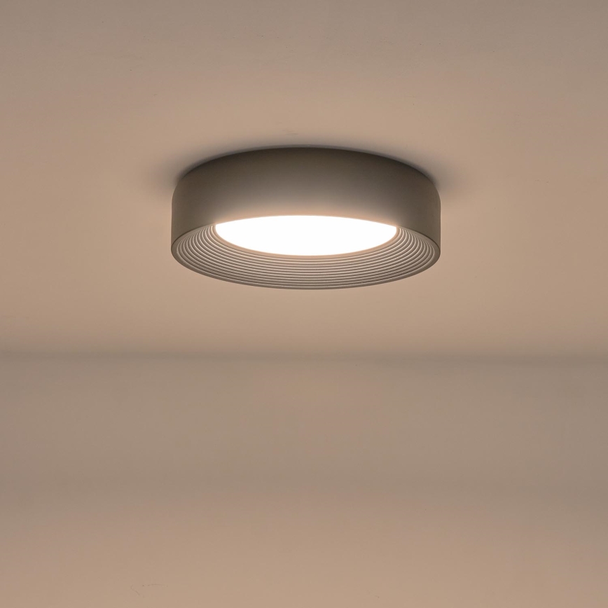 Plafoniera LED LED/30W/230V 3000K nero diametro 40 cm