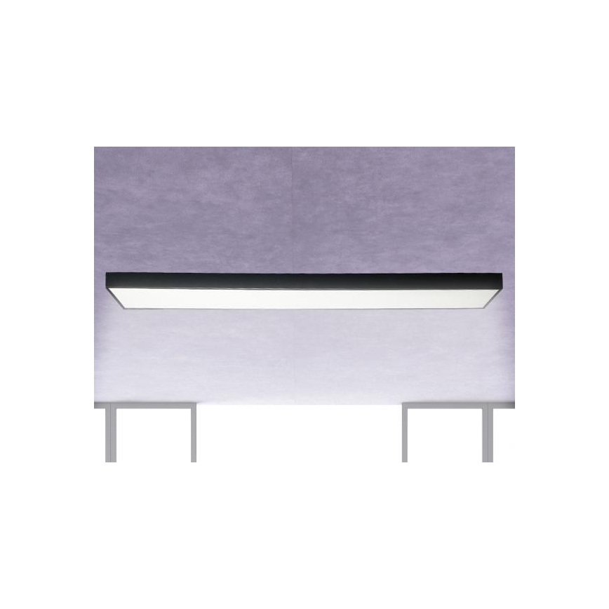 Plafoniera LED LED/32W/230V 4000K 120x13 cm nero