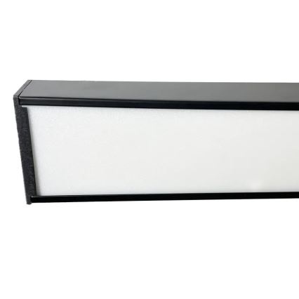 Plafoniera LED LED/32W/230V 4000K 120x7 cm nero