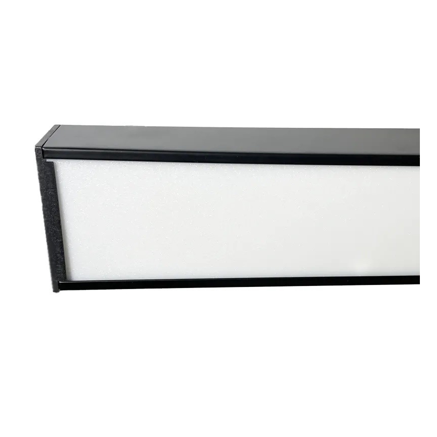 Plafoniera LED LED/32W/230V 4000K 120x7 cm nero