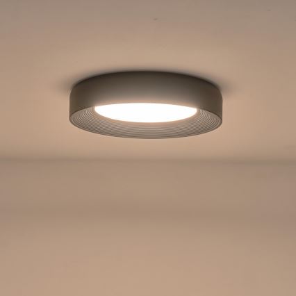 Plafoniera LED LED/40W/230V 3000K nero diametro 50 cm