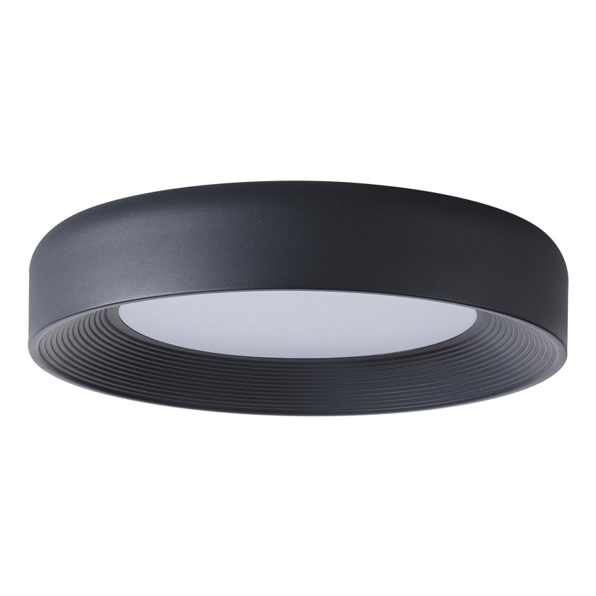 Plafoniera LED LED/40W/230V 3000K nero diametro 50 cm