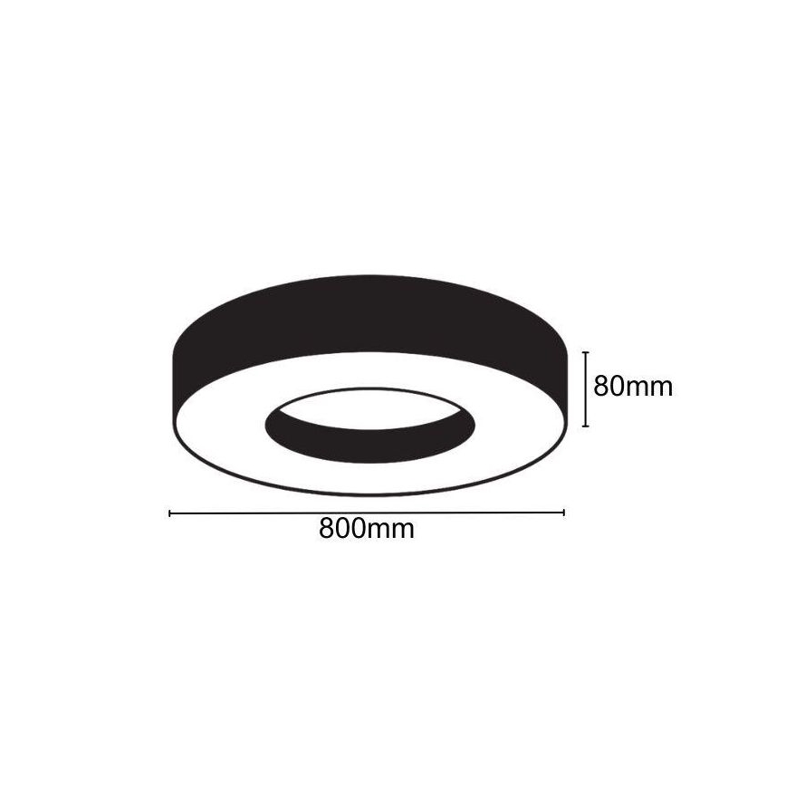 Plafoniera LED LED/40W/230V 4000K diametro 80 cm