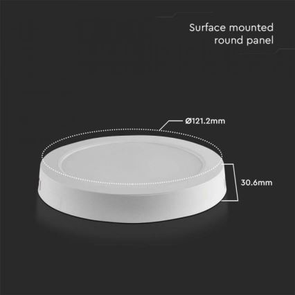 Plafoniera LED LED/6W/230V 6500K bianco
