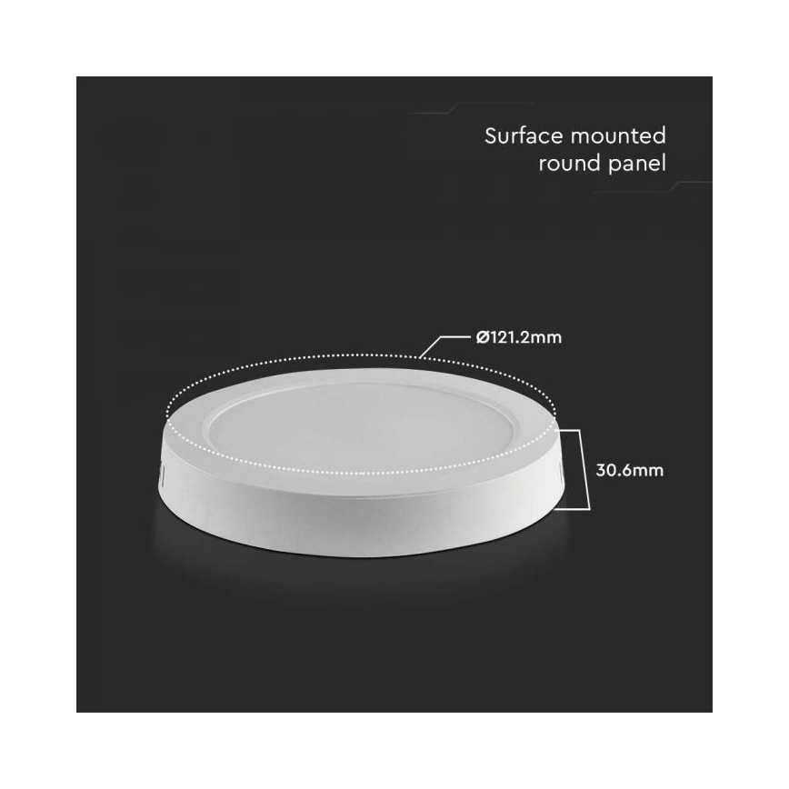 Plafoniera LED LED/6W/230V 6500K bianco