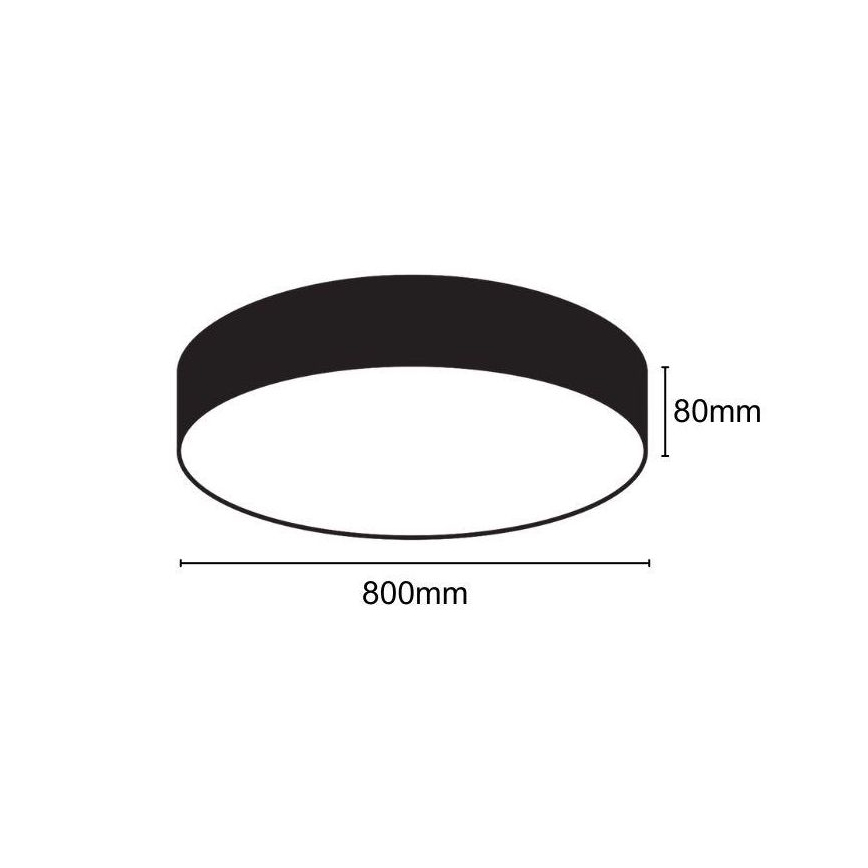 Plafoniera LED LED/70W/230V 4000K diametro 80 cm