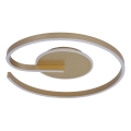 Plafoniera LED LORENZO LED/22W/230V Ø 50 cm dorata