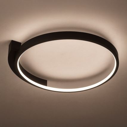 Plafoniera LED LUNA LED/18W/230V Ø 42,5 cm nera