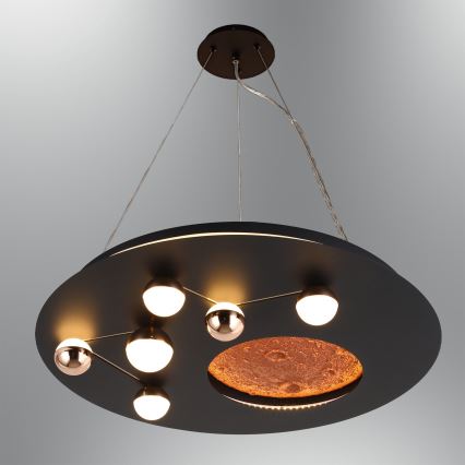 Plafoniera LED MARS LED/48W/230V 3000K nera