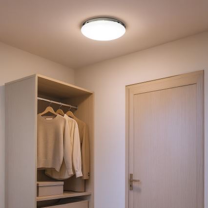 Plafoniera LED MAYA LED/10W/230V Ø 26 cm cromo lucido
