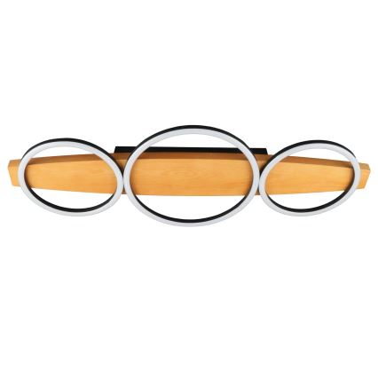 Plafoniera LED MELISA LED/28W/230V 26,5x70 cm pino