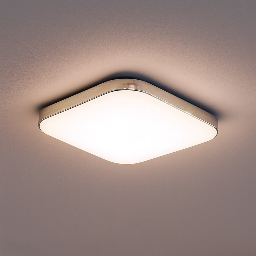 Plafoniera LED NEMO LED/11W/230V 26x26 cm finitura cromata lucida