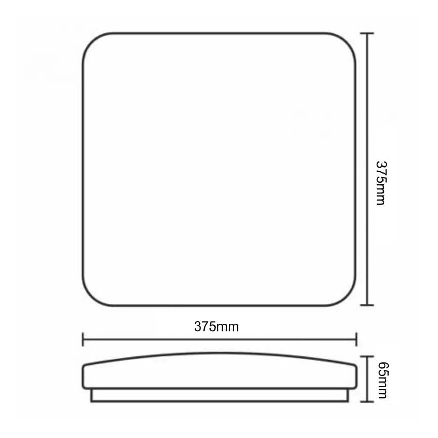 Plafoniera LED dimmerabile OPAL LED/36W/230V 3000-6500K + telecomando