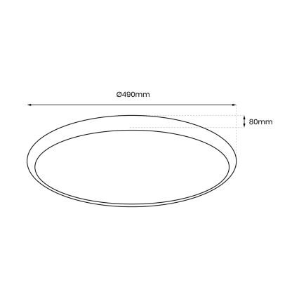 Plafoniera LED per bambini MOONCAT LED/34W/230V rosa
