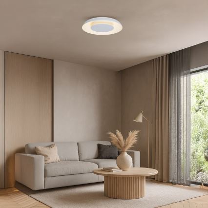 Plafoniera LED PIATTINO, 30W, 230V, 3000/4000/6000K, Ø 40 cm, bianca