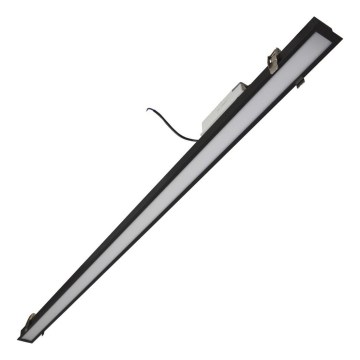 Plafoniera LED REDOM LED/42W/230V 3000K 120 cm nera