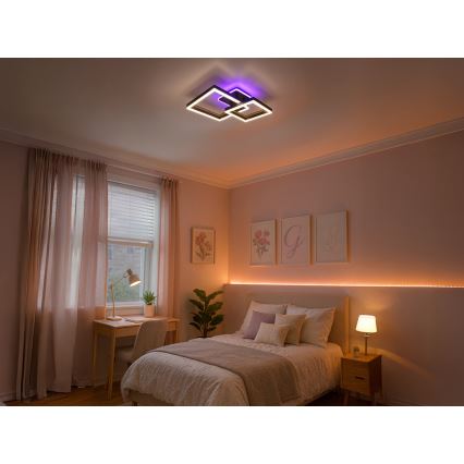 Plafoniera LED RGBW dimmerabile LED/75W/230V 3000-6500K + telecomando