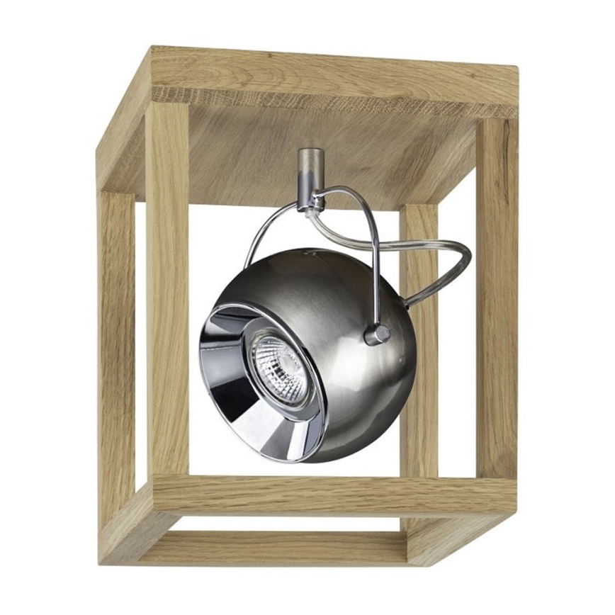 Plafoniera LED ROY 1xGU10/5W/230V quercia opaco