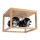 Plafoniera LED ROY 4xGU10/5W/230V quercia opaco
