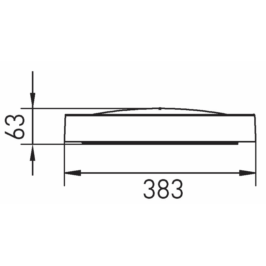 Plafoniera LED SAMER LED/24W/230V 4000K