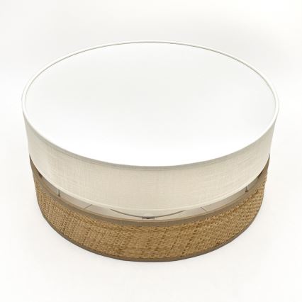 Plafoniera LED SIRJA BOHO LED/20W/230V 4000K Ø 35 cm beige/crema