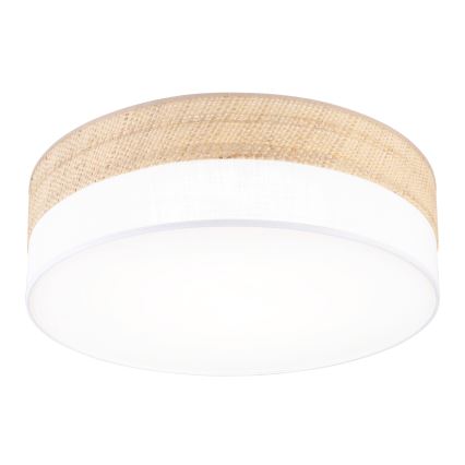 Lampada da soffitto LED SIRJA BOHO LED/36W/230V 4000K Ø 45 cm beige/bianco