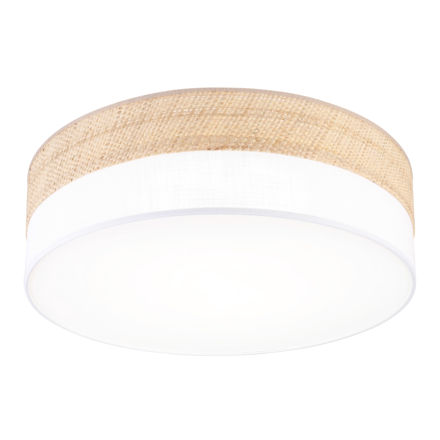 Lampada da soffitto LED SIRJA BOHO LED/36W/230V 4000K Ø 45 cm beige/bianco
