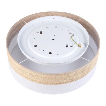 Lampada da soffitto LED SIRJA BOHO LED/36W/230V 4000K Ø 45 cm beige/bianco