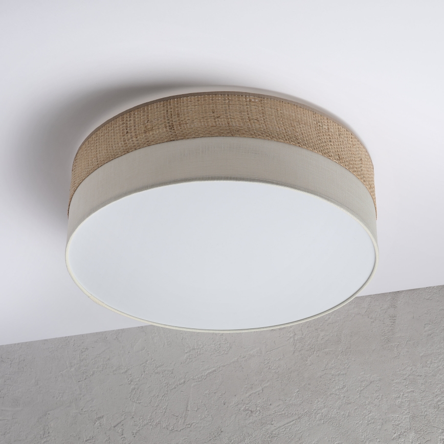 Plafoniera LED SIRJA BOHO LED/36W/230V 4000K Ø 45 cm beige/crema