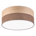 Plafoniera LED SIRJA WOOD LED/20W/230V diametro 35 cm marrone/quercia