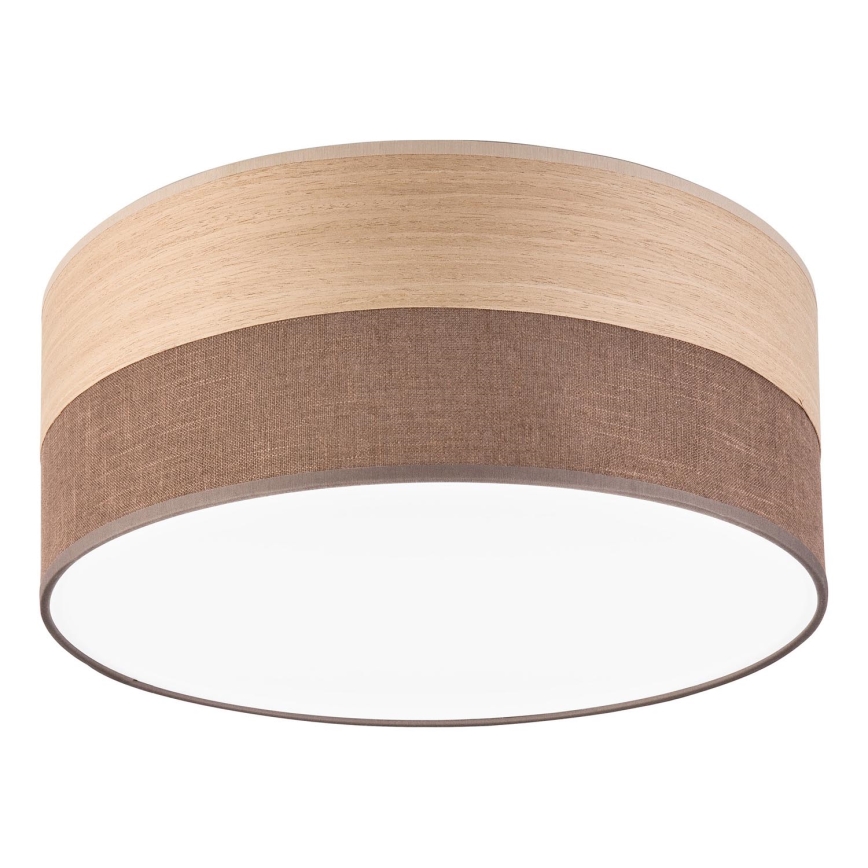 Plafoniera LED SIRJA WOOD LED/20W/230V diametro 35 cm marrone/quercia