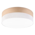 Plafoniera LED SIRJA WOOD LED/36W/230V diametro 45 cm bianco/quercia