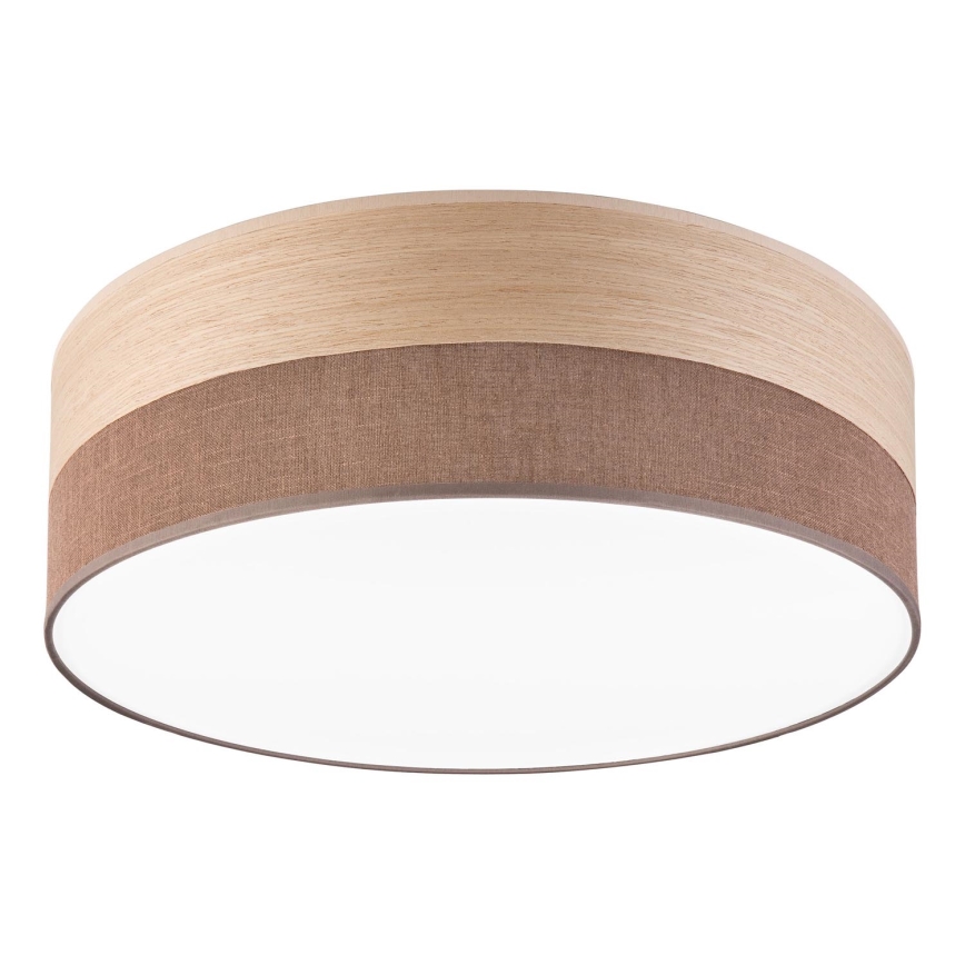 Plafoniera LED SIRJA WOOD LED/36W/230V diametro 45 cm marrone/quercia