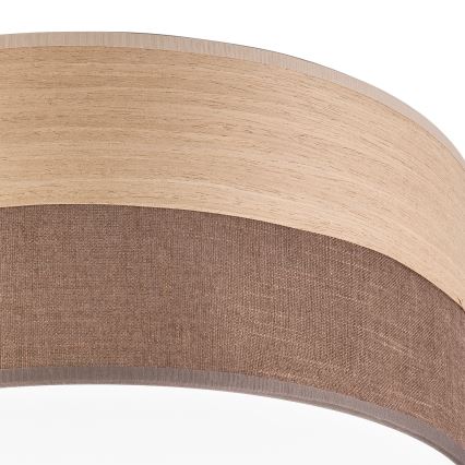 Plafoniera LED SIRJA WOOD LED/36W/230V diametro 45 cm marrone/quercia